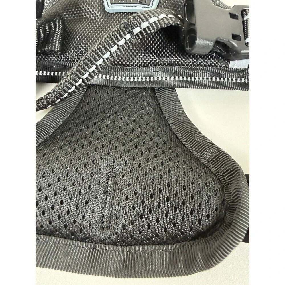 PATPET No Pull Dog Harness Black Reflective Small S Adjustable Soft Vest NWOT